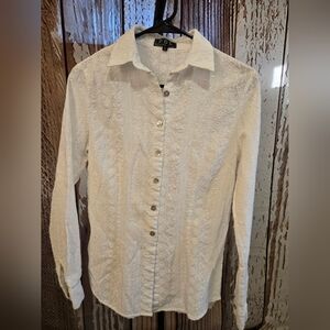 POL White Button-Up Shirt